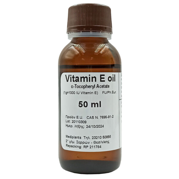 Mediplants Vitamin E oil (1 IU/mg) EP 50ml