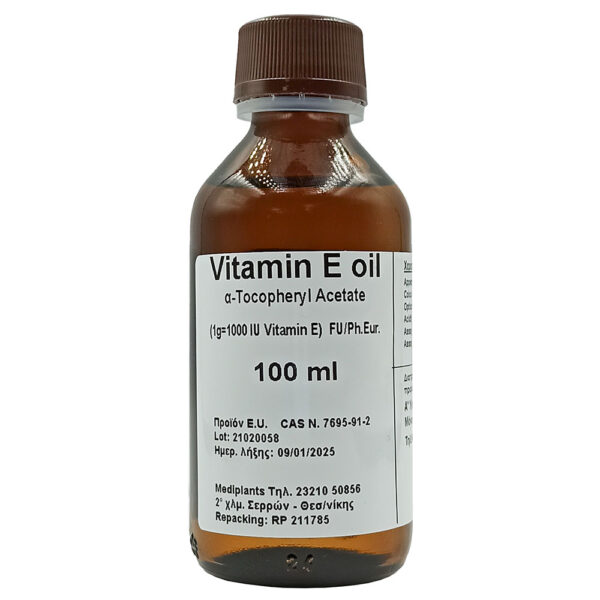Mediplants Vitamin E oil (1 IU/mg) EP 100ml