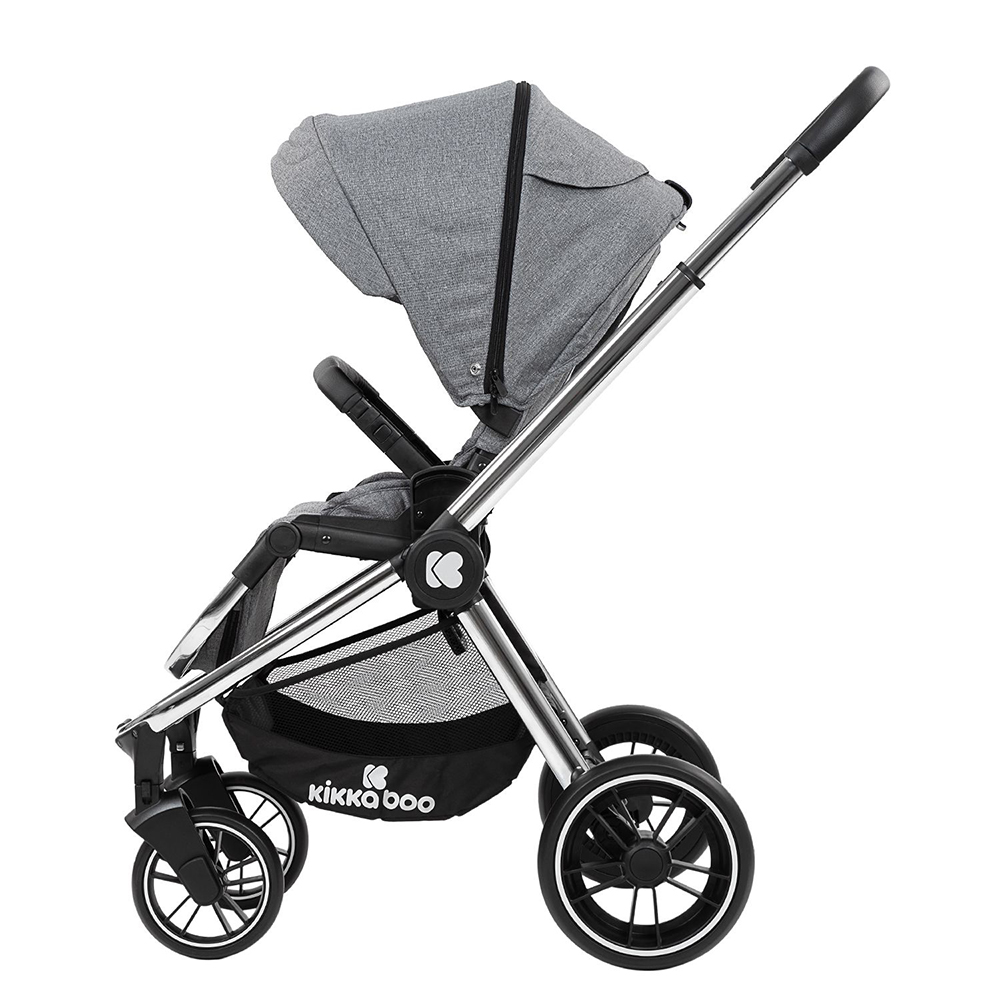 Kikka Boo Vicenza 3 in 1 Luxury with carrycot Grey